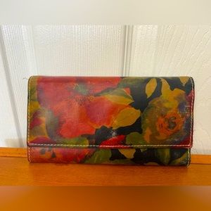 Patricia Nash leather floral wallet